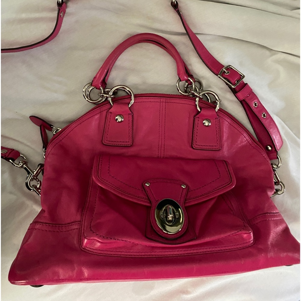 Coach Pink Bucket Purse